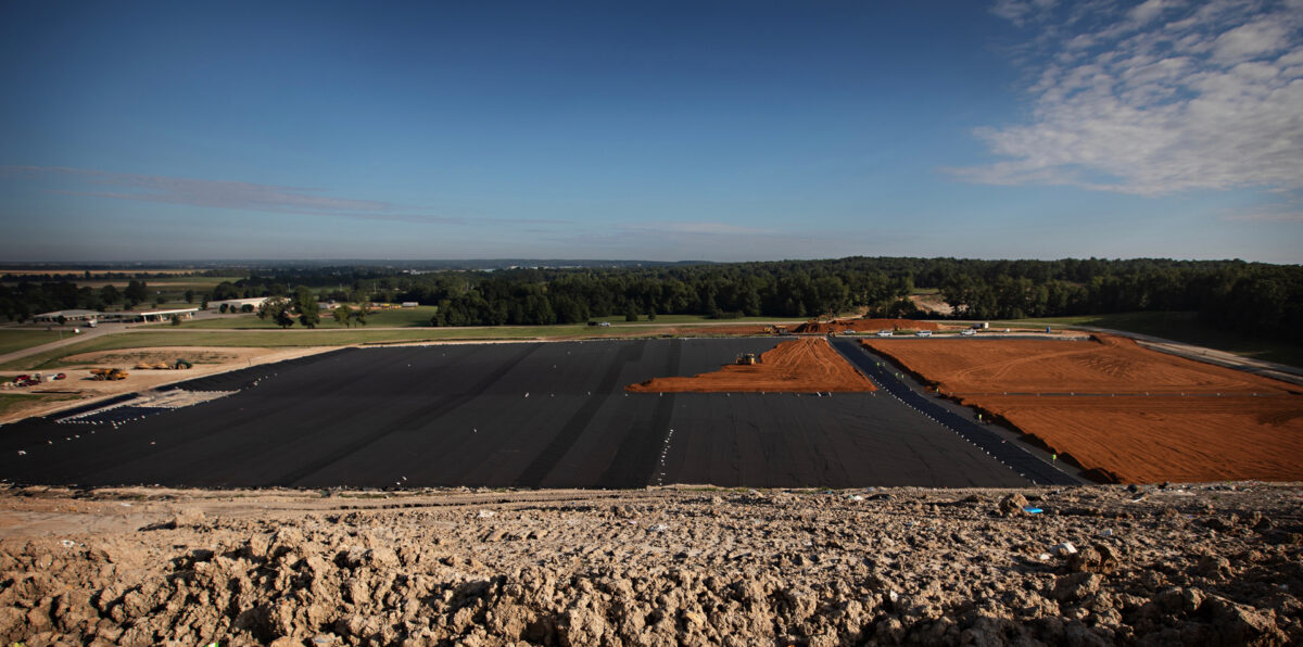 Geotextile Liner Installation